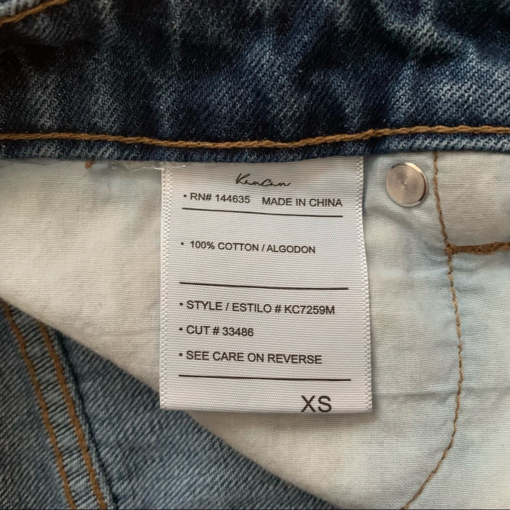 Kancan High Waisted Distressed Shorts - Picture 6 of 7